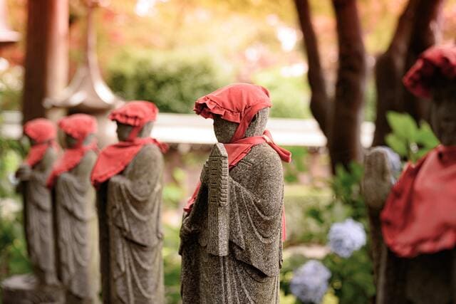 Jizo Statue for Garden & Bedroom